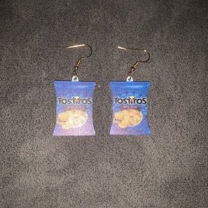 Tostitos Bite Size Chips Snacks Products Earrings -24